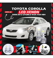 Toyota Corolla 2008-2012 Kısa Far Uyumlu Şimşek Etkili Led Xenon Performance Series HB4