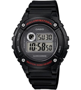 CASIO W-216H-1AVDF DİJİTAL IŞIKLI ALARMLI ERKEK KOL SAATİ