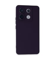 Redmi Note 13 5G Kılıf Nano Içi Kadife Silikon - Mor