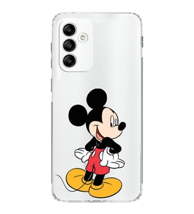 Samsung Galaxy M13  Kamera korumalı Kapak Mickey Mouse Tasarımlı  Şeffaf Kılıf