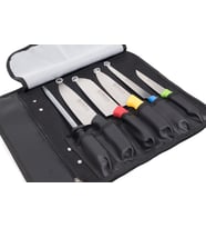 SİYAH SUNİ DERİ ÇANTALI SÜRBİSA PRO CHEF BIÇAK SETİ