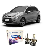 Citroen C3 Led Xenon Kısa Far Ampulü H7 Mono Yeni Seri Beyaz 2002 - 2016