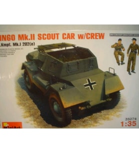 Miniart 35074 1:35 Dingo Mk Ii ( Pz.Kpfw.Mk 1 202 (E)) Mürettebat Ile Birlikte