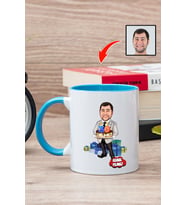 En Yakın Erkek Arkadaşa Doğum Günü Hediyesi Kişiye Özel Karikatürlü Kupa Bardak