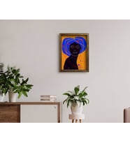 BK Home Doğal Masif Ahşap Çerçeveli Tablo 45x65cm-29