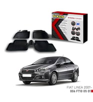 Fiat Linea -2007 için Uyumlu 3D Paspas (Karışık)