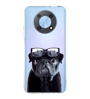 PrintiFy Huawei Nova Y90 ile Uyumlu 1mm Slim Fit Köpek 3 050f Baskılı Şeffaf  Kılıf