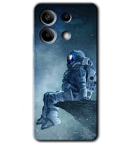Redmi Note 13 5G Kılıf HD Desen Baskılı Kılıf - Astronot Yalnızlığı