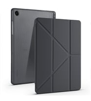 Fuchsia Galaxy Tab A11 Plus ile Uyumlu Kalem Bölmeli Tri Folding Kılıf