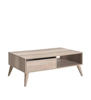 Adore Mobilya Step Dikdörtgen Orta Sehpa - Açık Ceviz (Tori) 110x42x65 cm (GxYxD)