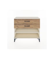 Arges Şifonyer Tek Raflı 2 Çekmeceli 88x30x80 Aytaşı-Çam