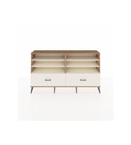 Arges Konsol 6 Raflı 2 Çekmeceli  176x30x99 Çam-Aytaşı