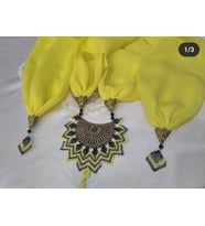 İğne oyalı fular