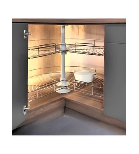 Pyramith P-9052 Gri 3/4 Döner Sepet Takımı