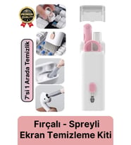Çok Fonksiyonlu Silikon Uçlu 7 in 1 Bilgisayar Ekranı Kulaklık Airpods Klavye Telefon Temizleme Kiti
