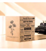 1987 Kraft Kutlama Kartı - Doğum Günü Kartı - Yıl Dönümü Kartı - Nostalji Gazetesi