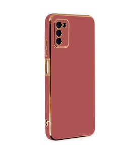 Samsung Galaxy A03s Kılıf Volet Silikon - Kırmızı