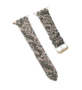 Newface Apple Watch 42mm Creeper Desenli Kordon - Kahverengi