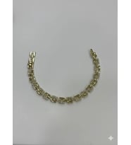 Zirkon Taşlı Pirinç Cm Bileklik 17+2 Cm - Kbl0397