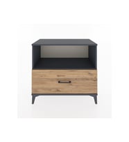 Hyperion Şifonyer Tek Raflı Tek Çekmeceli 88x44x80 Antrasit-Çam