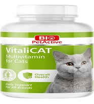 Bio PetActive Vitalicat Kedi Multivitamin Tablet 75 Gr 150 Adet