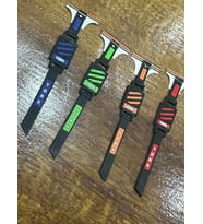 4 ADET RENKLİ SİLİKON ARMA DİKİŞ GİYİM APLİKE 11X1 CM