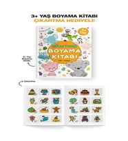 Çıkartmalı Boyama Kitabı 3 Yaş +