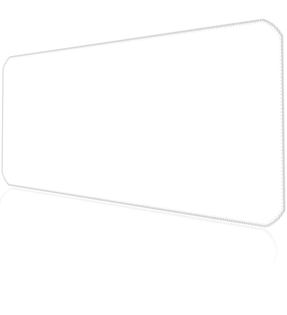 90x40cm Logosuz Beyaz-White XXL Büyük Boy ilyuka MP349040 Gaming