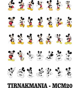 Üç boyutlu yapışkanlı sticker MCM-20