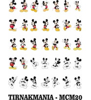 Üç boyutlu yapışkanlı sticker MCM-20