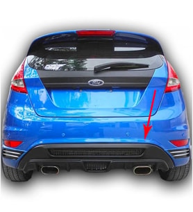 Ford Fiesta Mk6 Izgaralı Difüzör Parlak Siyah Difizör Plastik 2008-2017