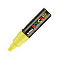 UNİ POSCA SU BAZLI POSTER MARKER PC-8K 8.0 SARI