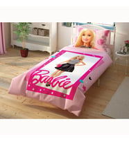 TAÇ LİSANSLI BRF BARBİE ÇEK CANLANDIR DİSNEY NEVRESİM TAKIMI (Pembe)