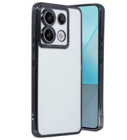 Xiaomi Poco X6 Uyumlu Kılıf Lensli Silikon - Siyah