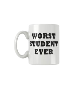 Worst Student Ever Öğrenci Eğlenceli Hediye Baskılı Kupa Bardak