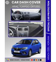 RENAULT SYMBOL 3 ÜST SAKLAMA GÖZLÜ (2013-2021) Torpido Örtüsü Ön Göğüs Halı Torpido Koruma Tam Uyum