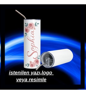 Pipetli Çelik Termos 600mlt-istenilen baskıyla