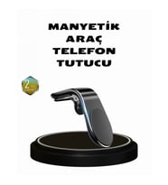Mey İthalat® 360° Dönebilen Manyetik Araç Telefon Tutucu Sarsıntısız ve Şık Tasarımlı