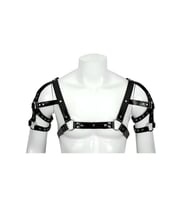 Mulvxbrf Brf02 Omuz Ve Kol Detaylı Şık Deri Erkek  Harness, Erkek  Club Giyim - Brfm164 (Mulvix)
