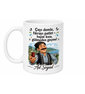 Karadeniz Fıkrası Temalı Kupa Bardak Komik Hediye Espri Mug