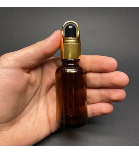 30Ml Amber Cam Damlalıklı Şişe , Sepet Model Metalik Kapak , 30 Cc Cam Damlalıklı Şişe x 6 Adet