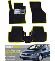 HONDA CİVİC FD6 SEDAN-(2006-2011) Uyumlu EVA Paspas Tam Set–Araca Özel,Su Geçirmez