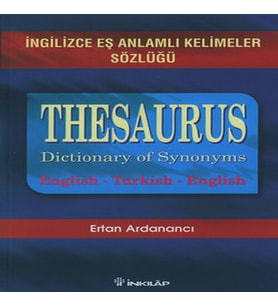 İngilizce Eş Anlamlı Kelimeler Sözlüğü-Thesaurus