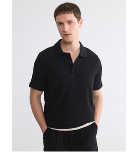 LC WAIKIKI Siyah Polo Yaka Erkek Tişört