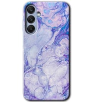 Galaxy A35 Kılıf HD Desen Baskılı Kılıf - Spots Lilac