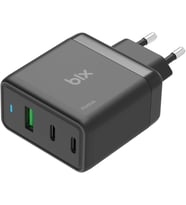 BX3P65G 65W GaN Qualcom 4.0 2*Type-C & USB-A 3 Portlu, MacBook Pro/Air, iPad Air/Pro, iPhone 16/15/14/14 Pro Max iPhone /13/13 Pro Max, Galaxy S24/S23/S22/S21 Uyumlu BX-3P65G