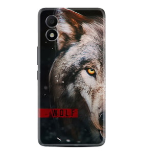 TCL 303 Kılıf Silikon Desen Özel Seri Wolf Eyes 1758