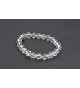 HAKİKİ DOĞAL KRİSTAL KUVARS BİLEKLİK 1.KALİTE 002