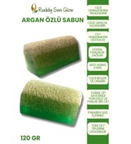 Kabak Lifli Argan Özlü Sabun El Yapımı Doğal 120 gr