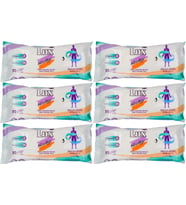 Lüx Hasta Vücut Temizleme Islak Mendil Havlu 50 Yaprak XL (6 Lı Set)